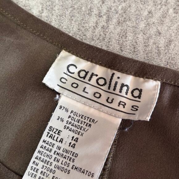 Vintage Floral Embroidered Carolina Colours Maxi Dress - Picture 3 of 7